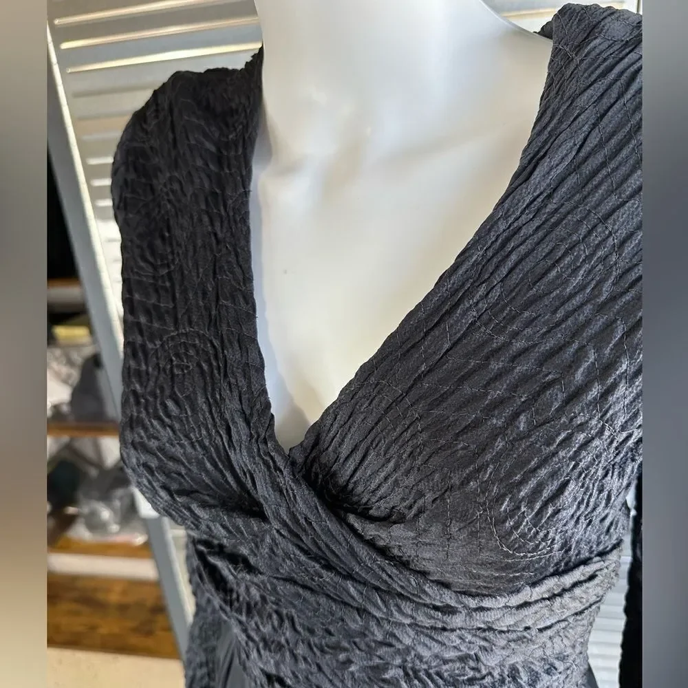 Chanel Vintage Silk Chiffon Camilla Pleated Maxi Evening Gown
